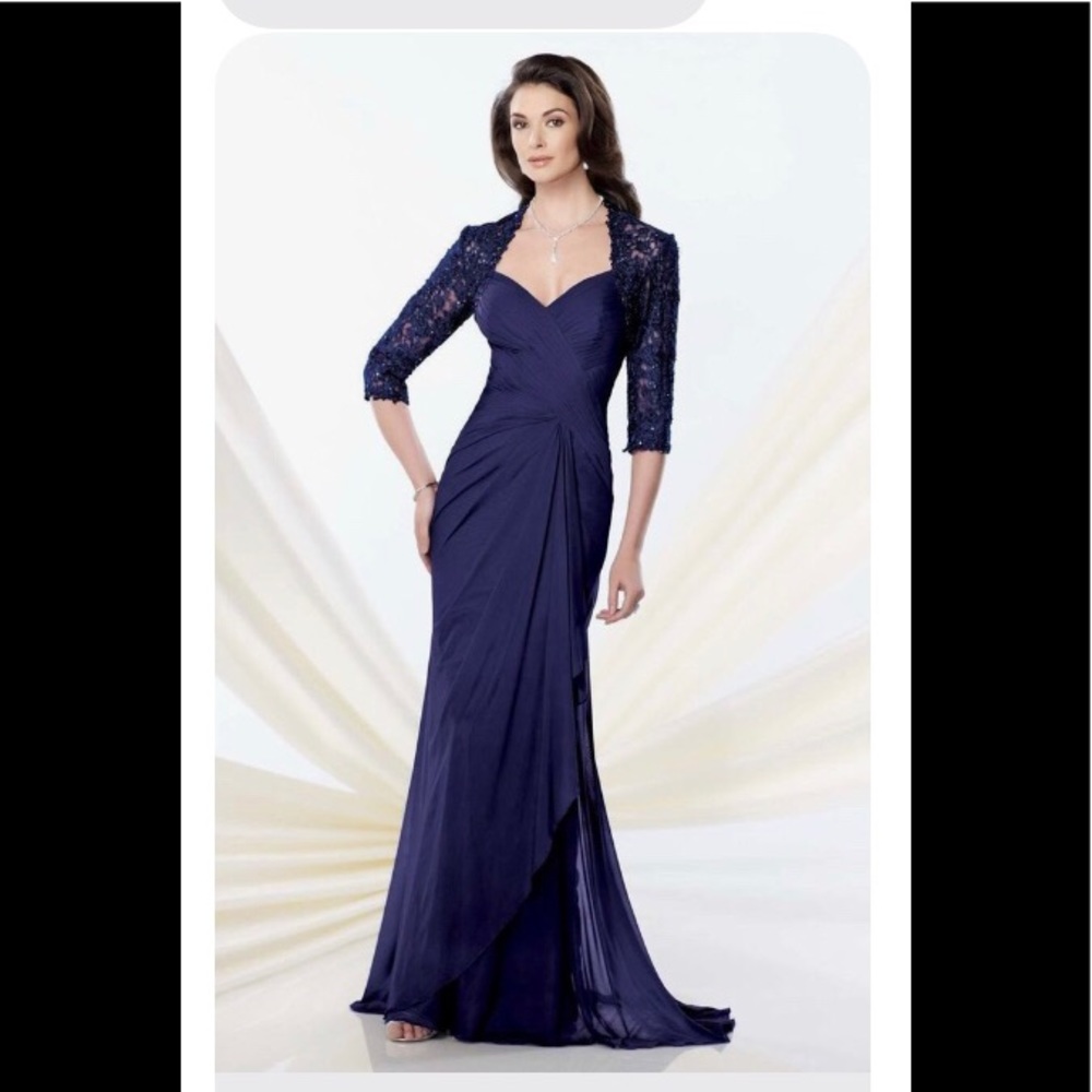 navy gown Wedding mob mog mother of bride groom